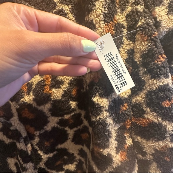 Daily Ritual Cheetah Print Jacket - L - Picture 6 of 6